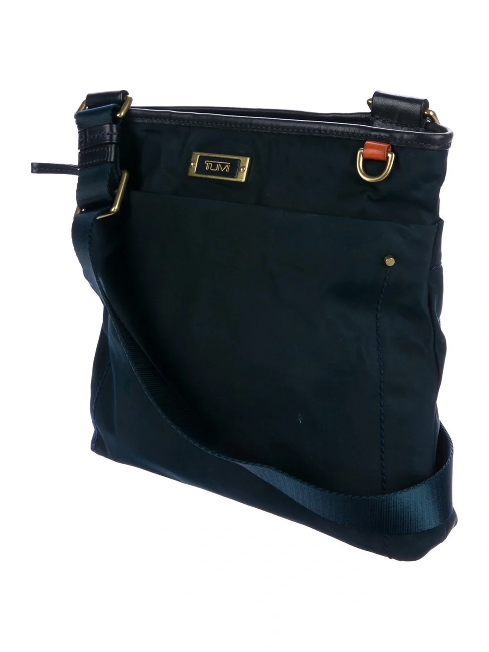 Tumi Navy Blue Nylon Messenger Crossbody Bag with Adjustable Strap